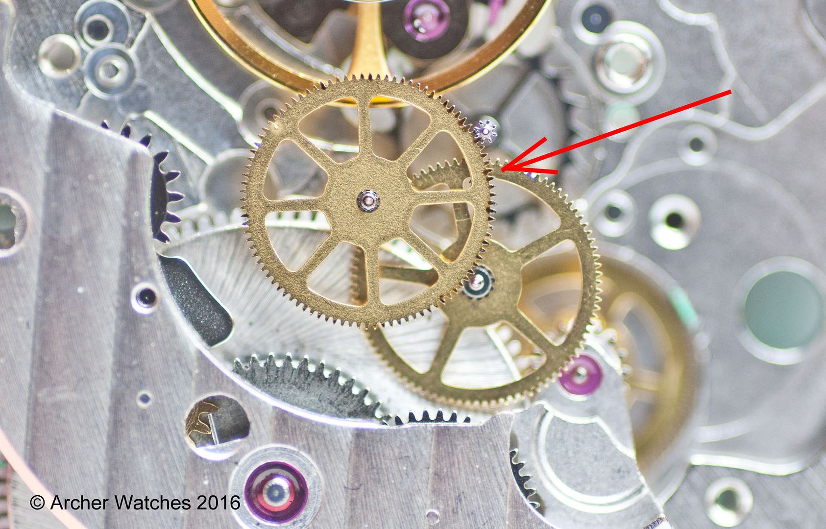 Basic watchmaking tips Oiling Part 3 (the wheel train) Omega Forums